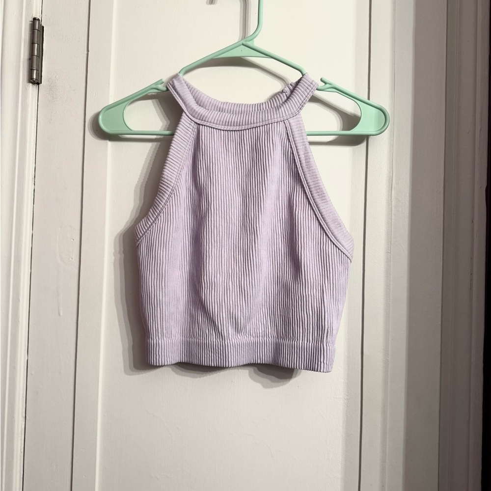 Aerie Seamless High Neck Longline Bralette Top - XL